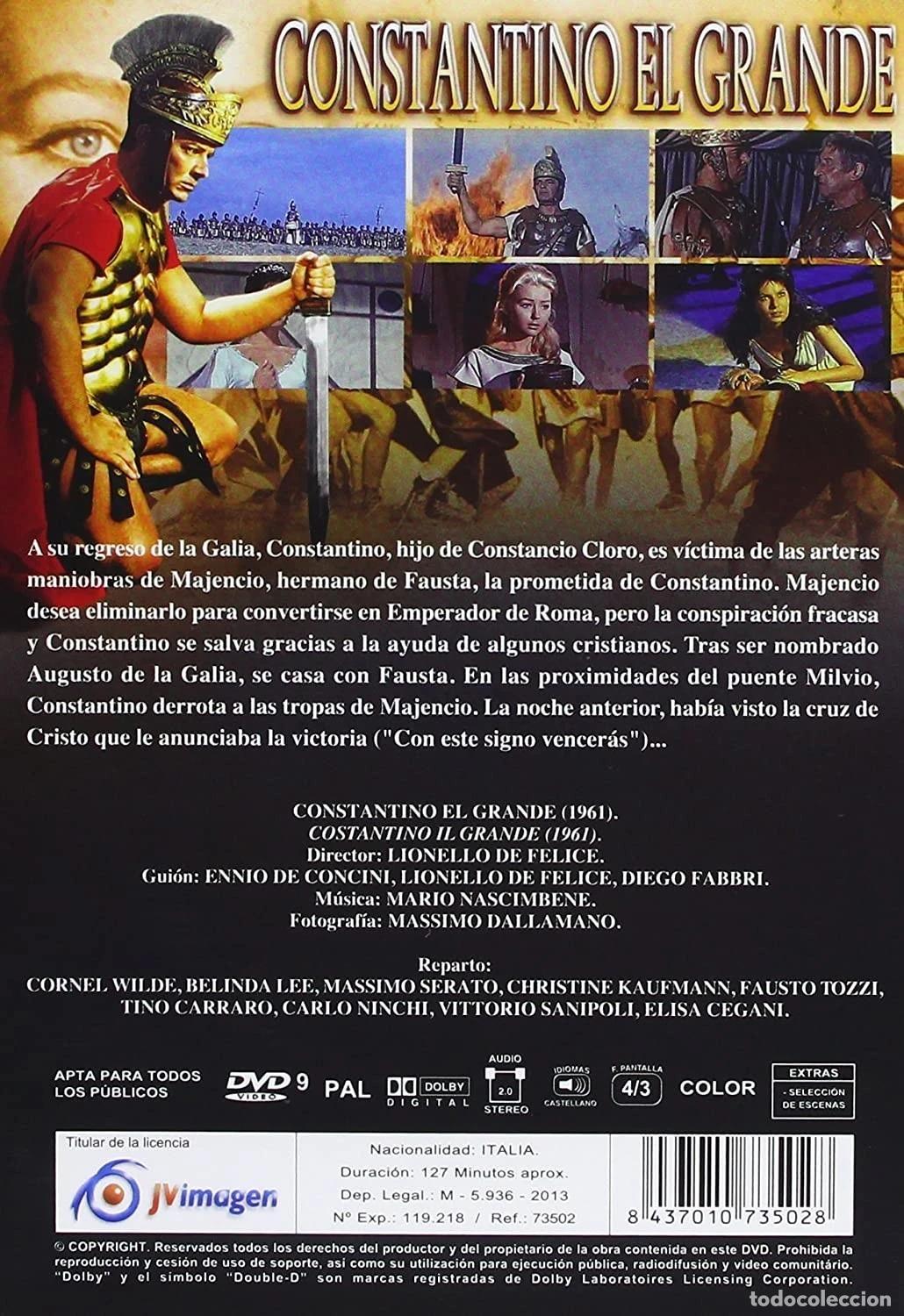 Cinema: CONSTANTINO EL GRANDE (DVD)