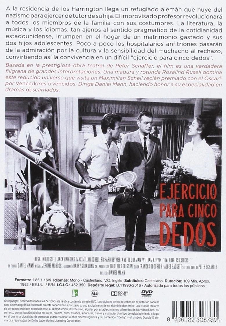 Cine: Ejercicio para cinco dedos [DVD] - Foto 2