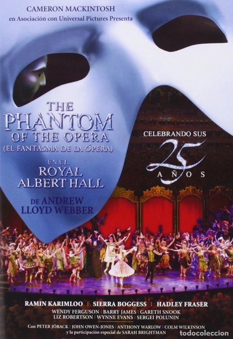 Cine: EL FANTASMA DE LA OPERA (EL MUSICAL) (VERSION ORIGINAL) (DVD)