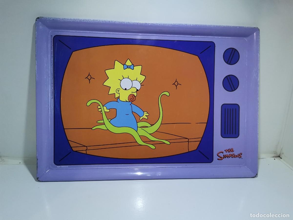 Cine: lote de 2 bandejas de los simpson