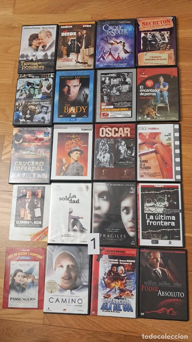 Cine: 6 lotes de 20 peliculas DVD (por lotes)