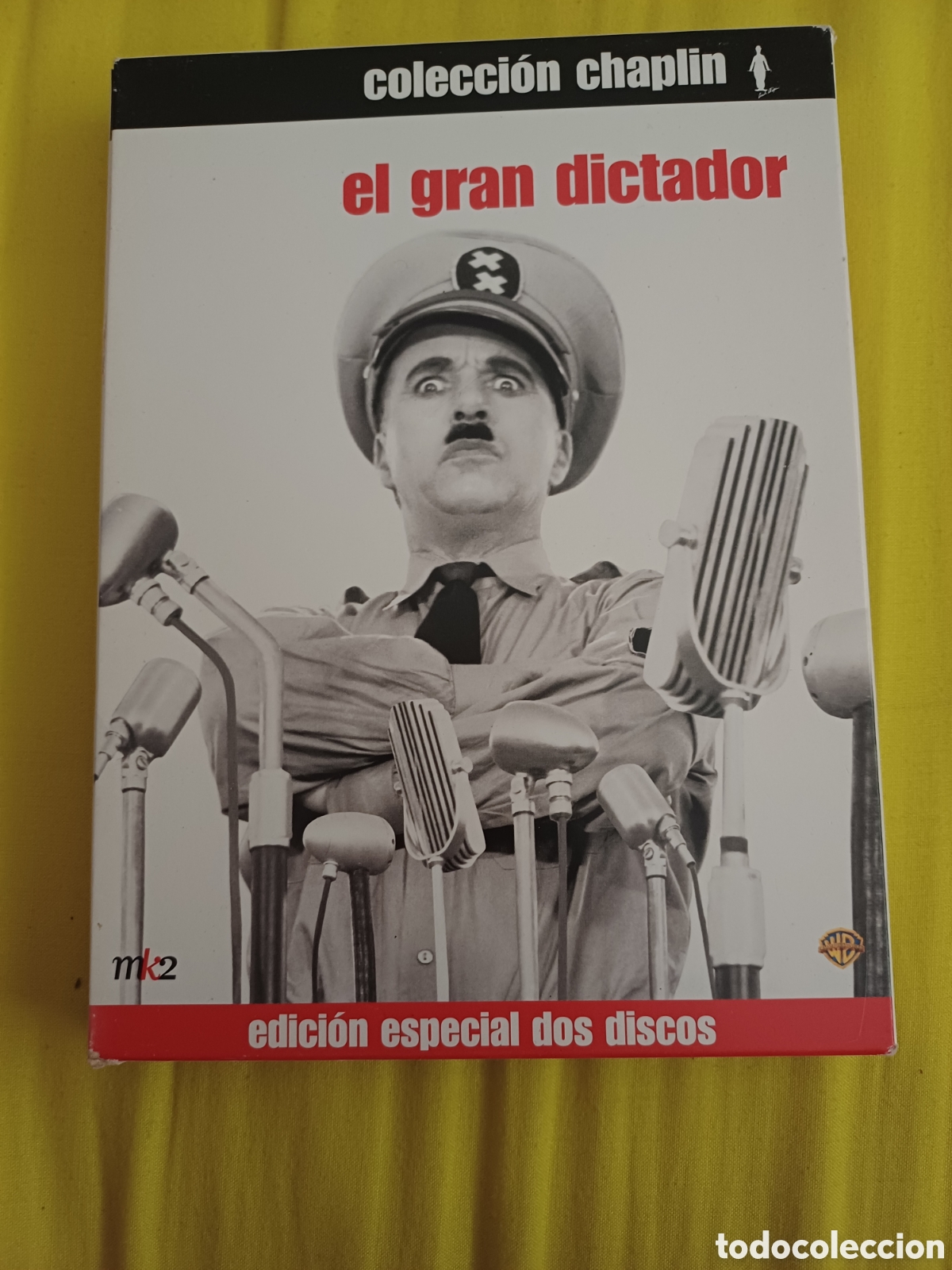 Cine: El gran dictador Coleccion Chaplin Edicion especial dos discos doble DVD Charles Chaplin