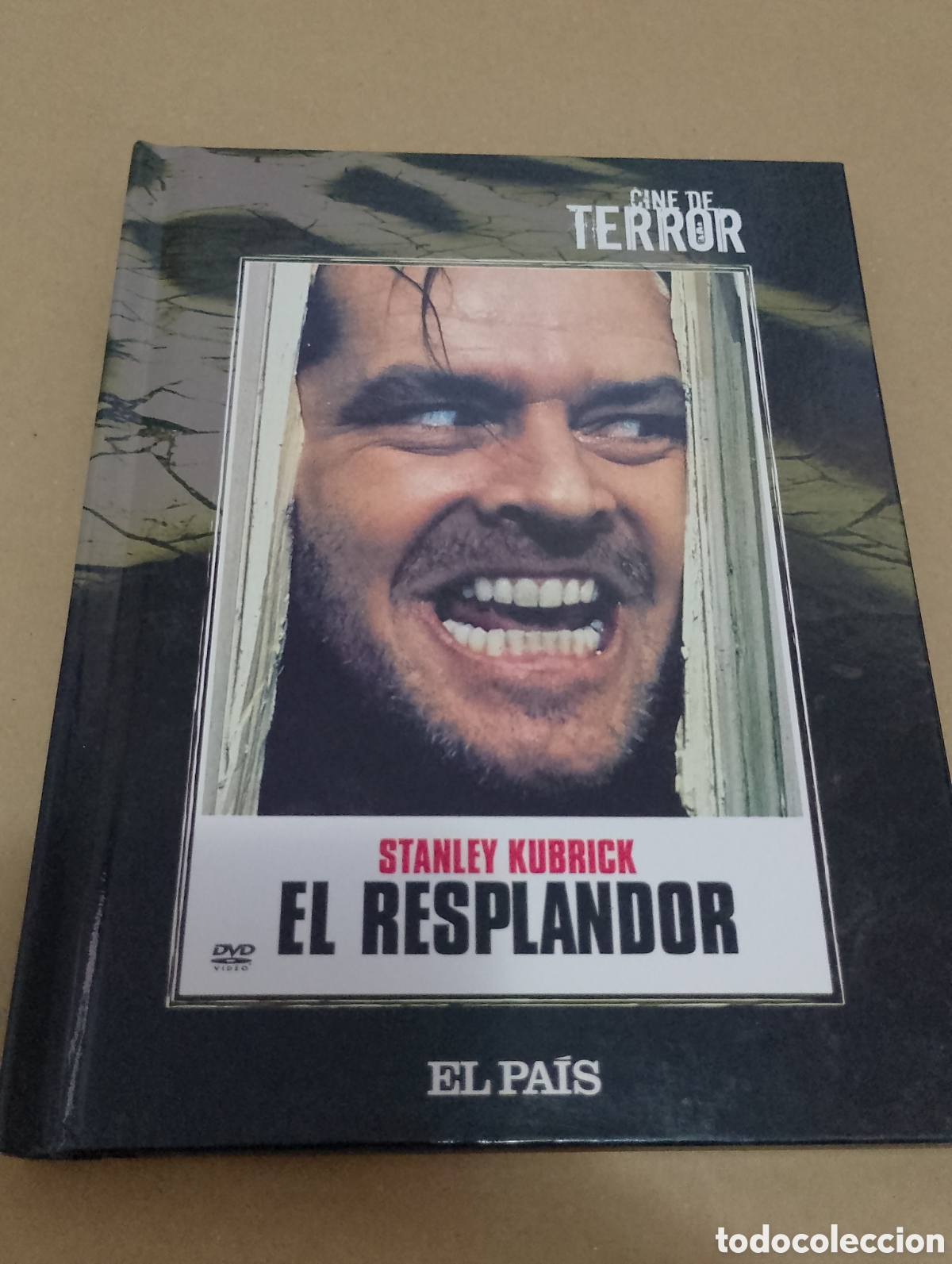 Kino: Dvd-libro. El resplandor. Stephen King. Stanley Kubrik. Jack Nocholson.
