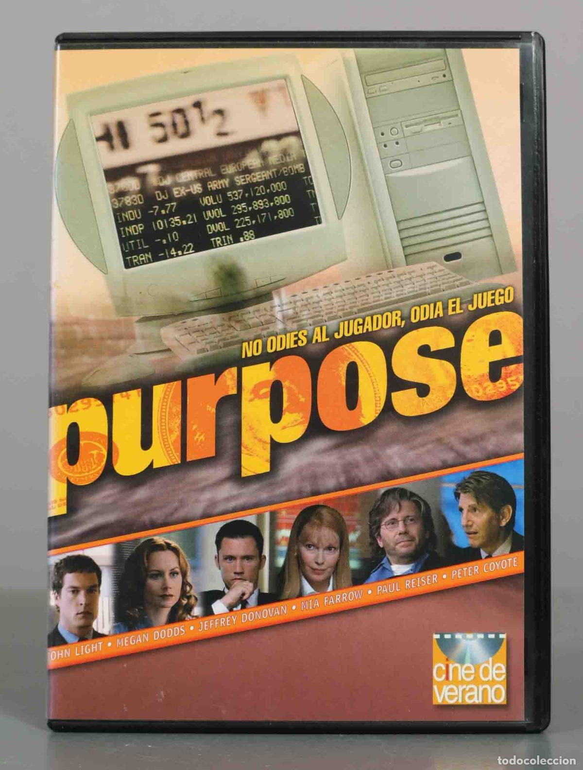 Cine: DVD. Purpose - Alan Ari Lazar, John Light, Megan Dodds, Jeffrey Donovan, Mia Farrow, Paul Reiser, P