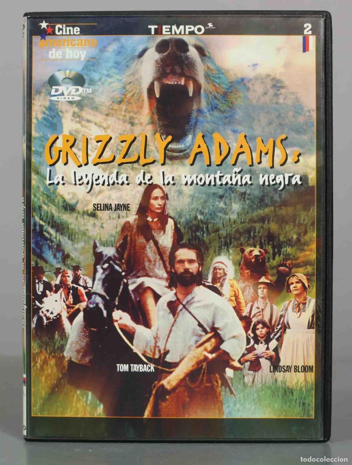 Cine: DVD. Grizzly Adams, La leyenda de la monta&ntilde;a negra - Tom Tayback, Lindsay Bloom, Selina Jayne
