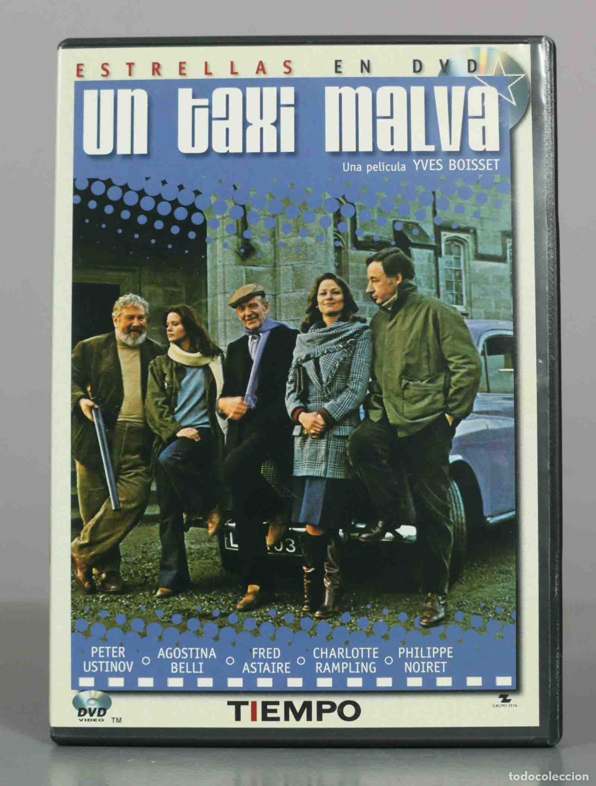Cine: DVD. Un taxi malva - Yves Boisset, Peter Ustinov, Agostina Belli, Fred Astaire, Charlotte Rampling,