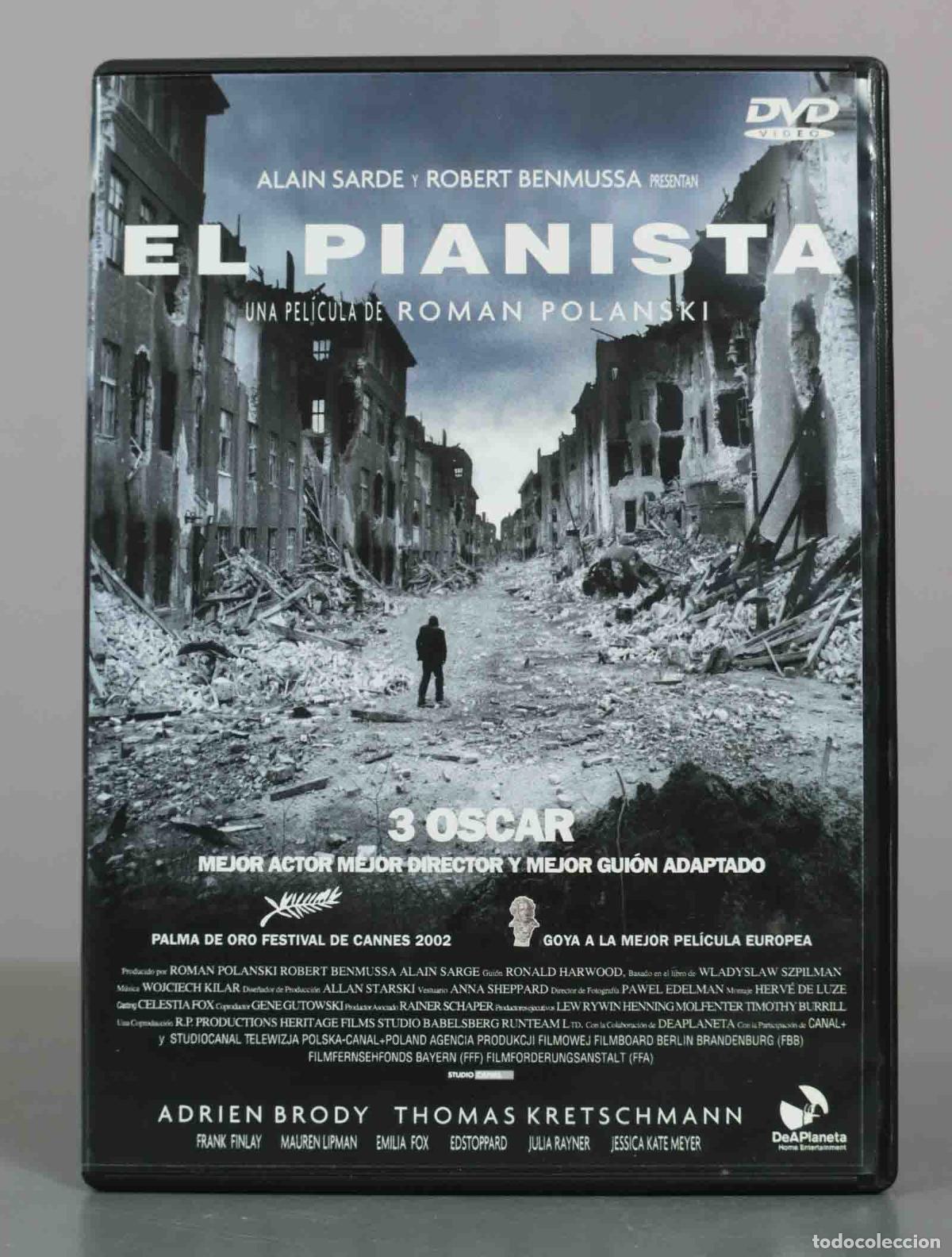 Cine: DVD. El Pianista - Roman Polanski, Adrien Brody, Thomas Kretschmann