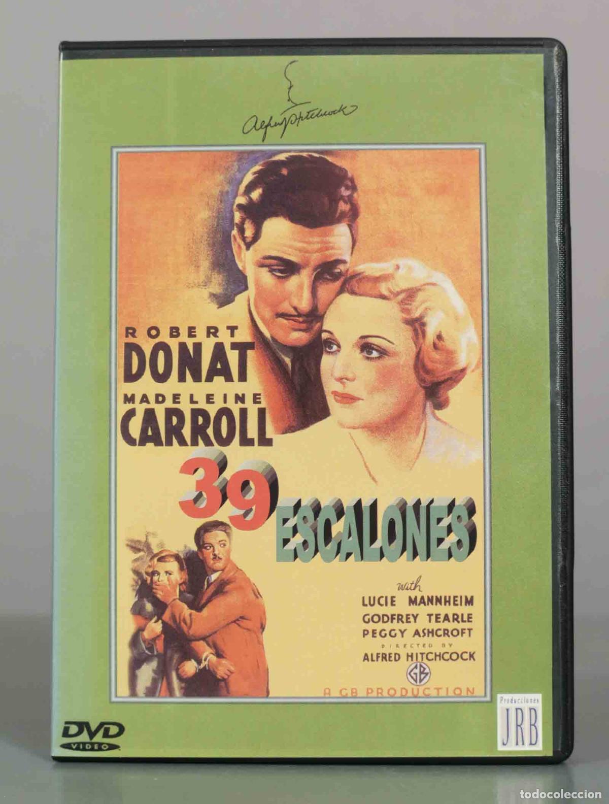 Cine: DVD. 39 escalones - Alfred Hitchcock, Robert Donat, Madeleine Carroll