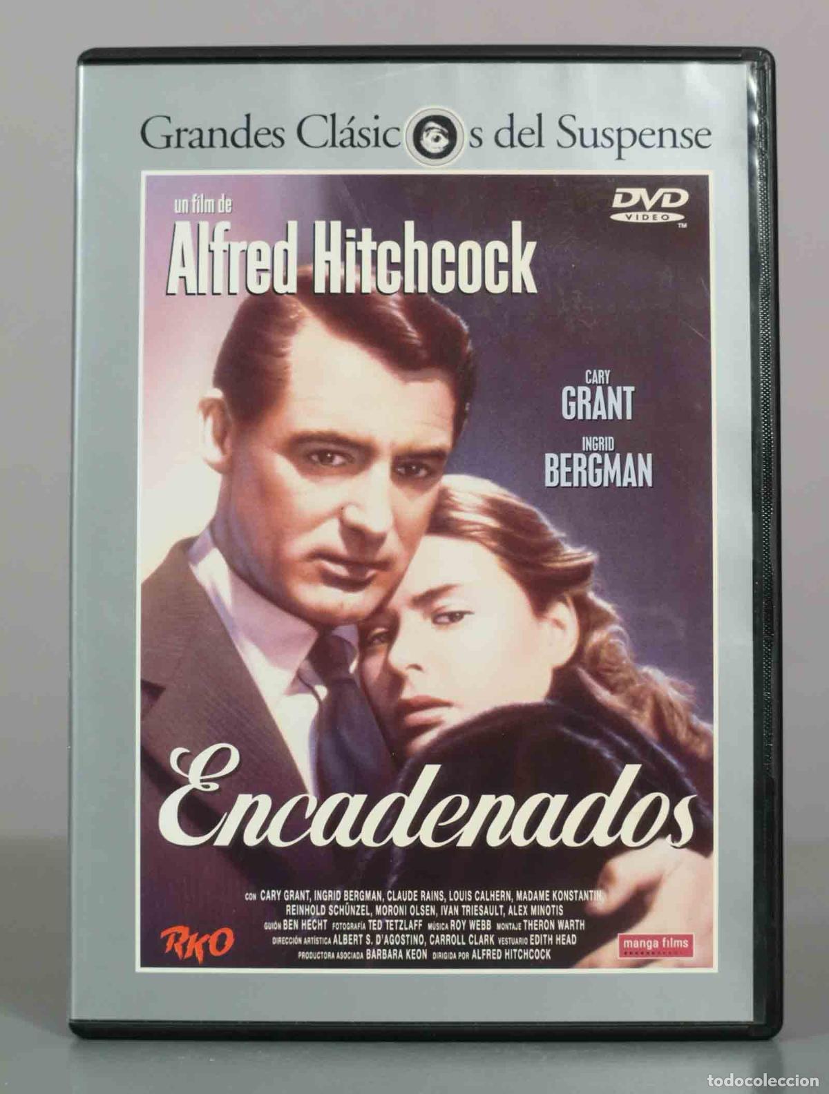 Cine: DVD. Encadenados - Alfred Hitchcock, Cary Grant, Ingrid Bergman, Claude Rains