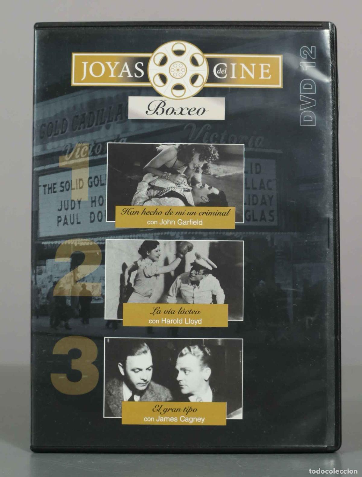 Cine: DVD. Joyas del Cine: Boxeo - Han hecho de mi un criminal, La v&iacute;a l&aacute;ctea, El gran tipo - John Garfie