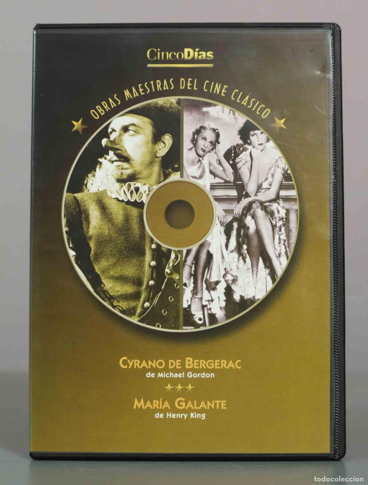 Cine: DVD. Cyrano de Bergerac - Mar&iacute;a Galante - Michael Gordon, Henry King, Jos&eacute; Ferrer, Spencer Tracy