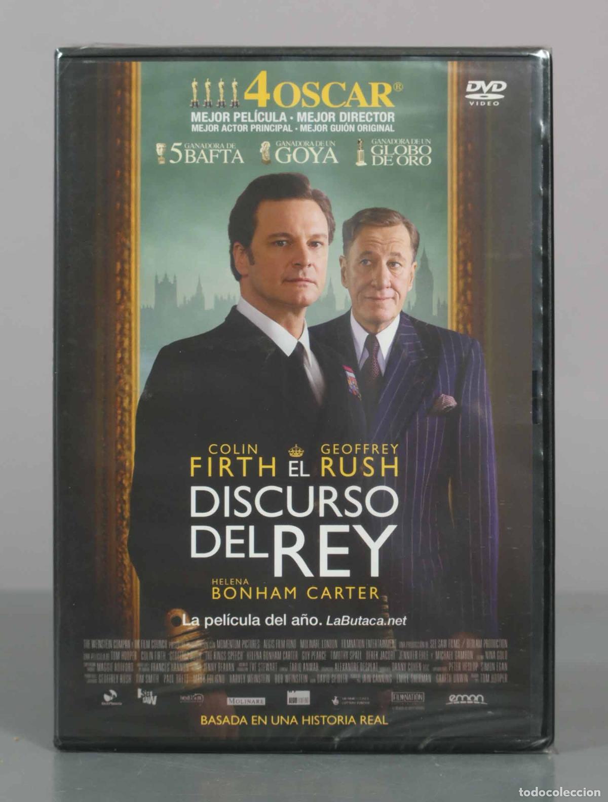 Cinema: DVD. El discurso del rey - Tom Hooper, Colin Firth, Geoffrey Rush, Helena Bonham Carter PRECINTADO