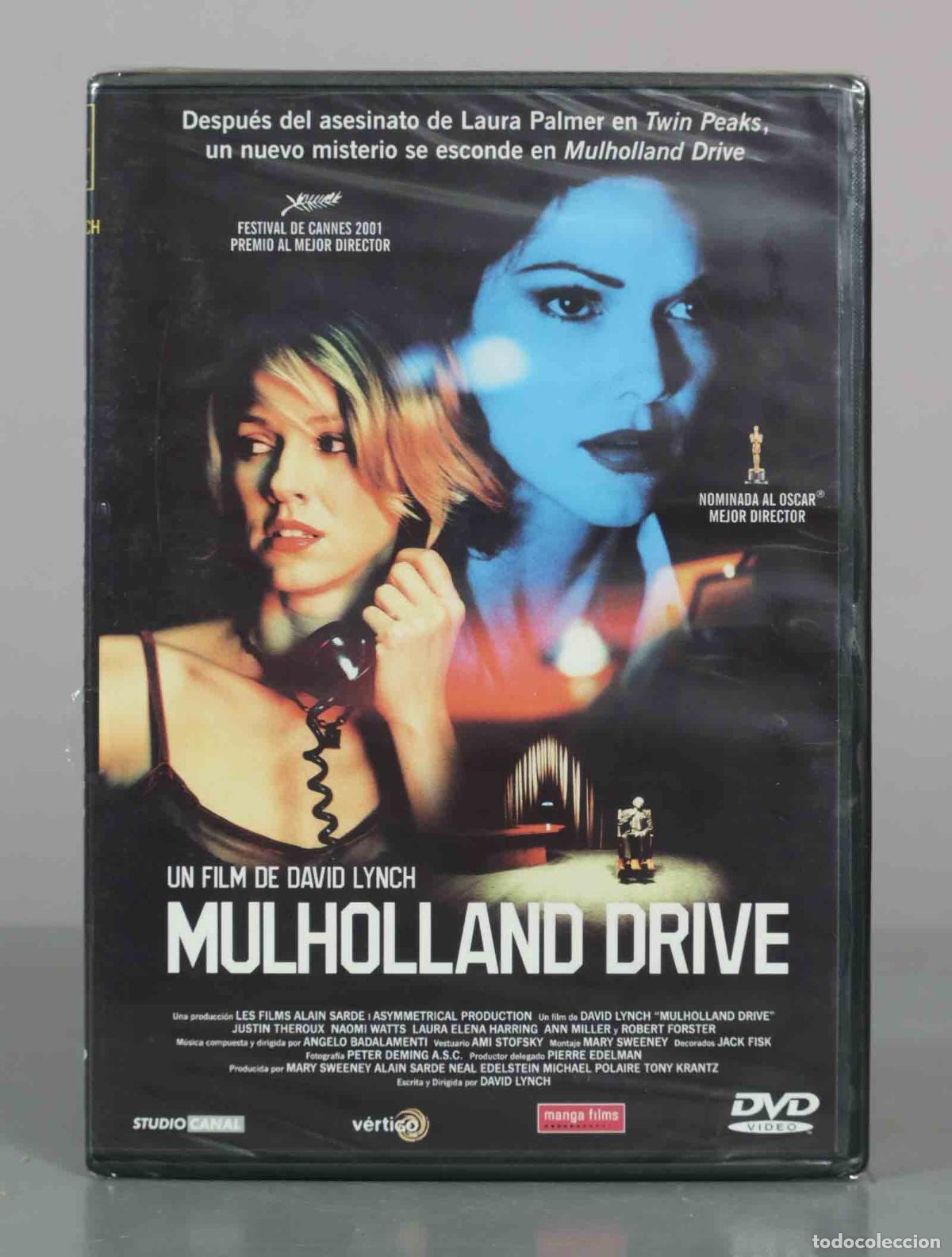 Cinema: DVD. Mulholland Drive - David Lynch, Justin Theroux, Naomi Watts, Laura Elena Harring, A PRECINTADO