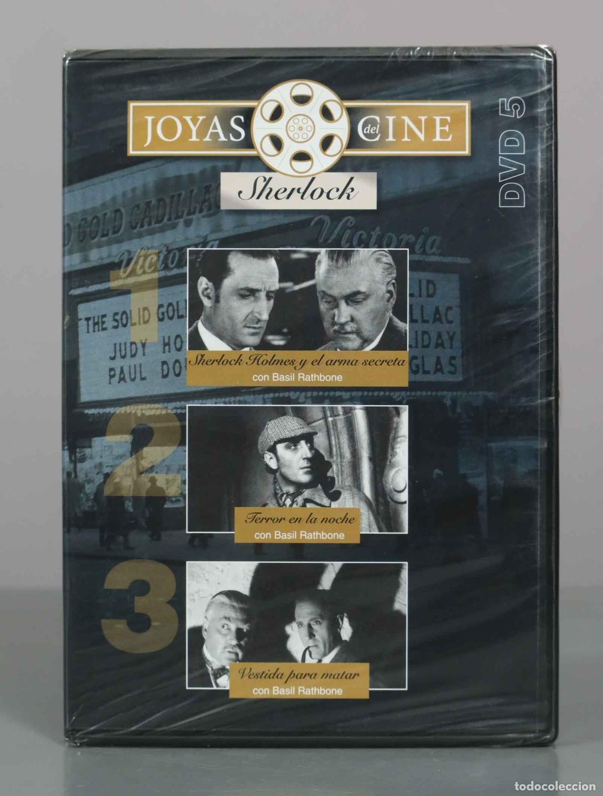 Cine: DVD. Joyas Del Cine Sherlock Holmes - Basil Rathbone, Nigel Bruce PRECINTADO