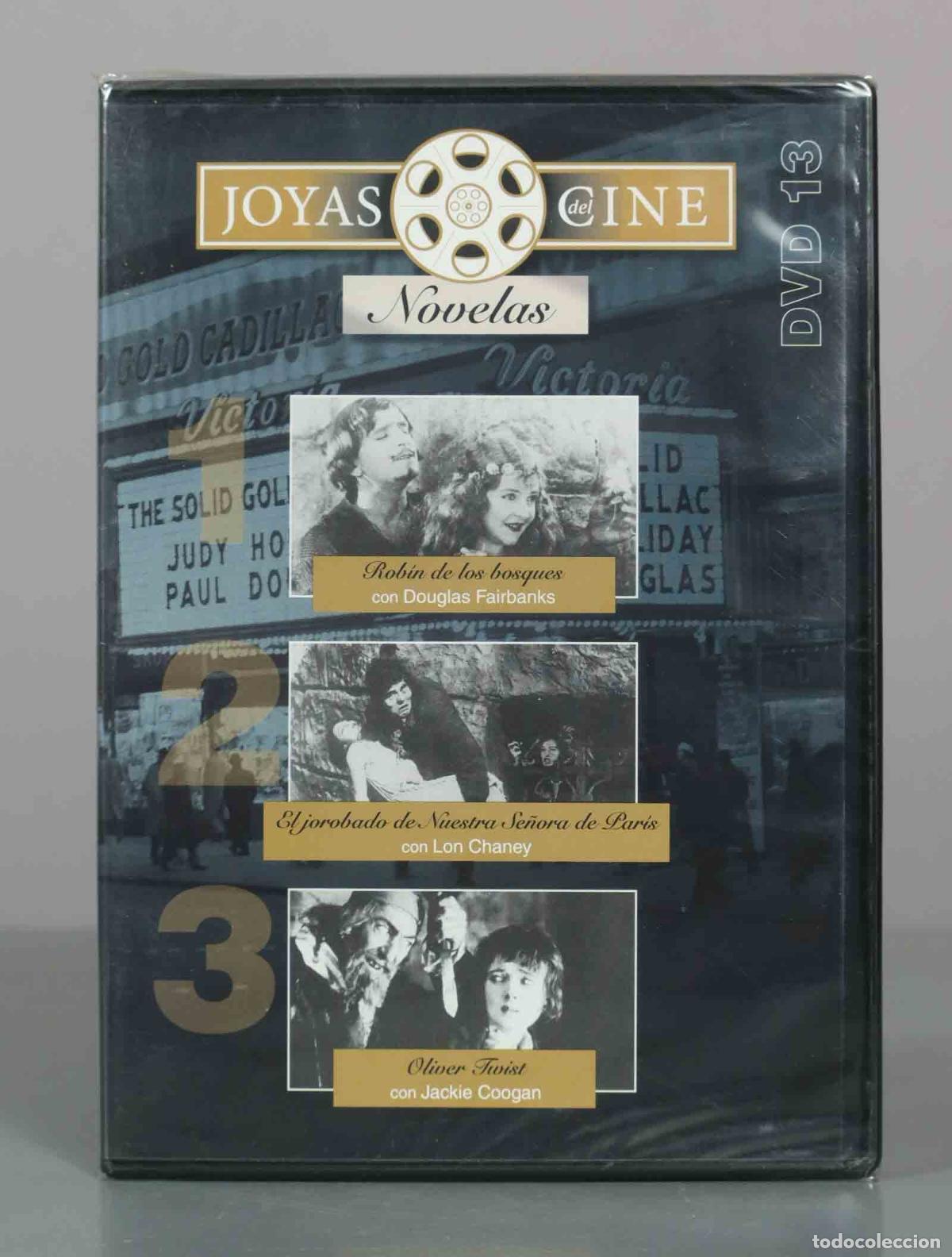 Cine: DVD. Joyas del Cine: Novelas - Rob&iacute;n de los bosques, El jorobado de Nuestra Se&ntilde;ora de Pa PRECINTADO
