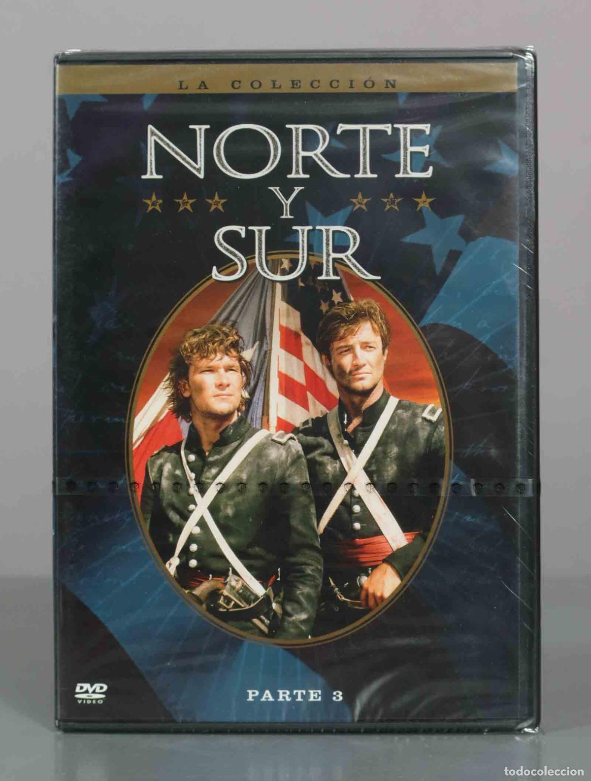 Cine: DVD. Norte Y Sur - Parte 3 - Kirstie Alley, Patrick Swayze PRECINTADO