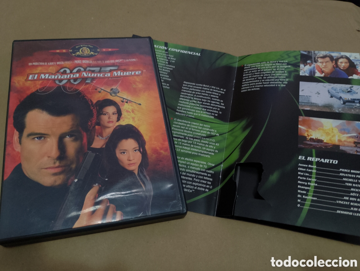 Cinema: Dvd. El ma&ntilde;ana nunca muere. 007. Incluye libreto.