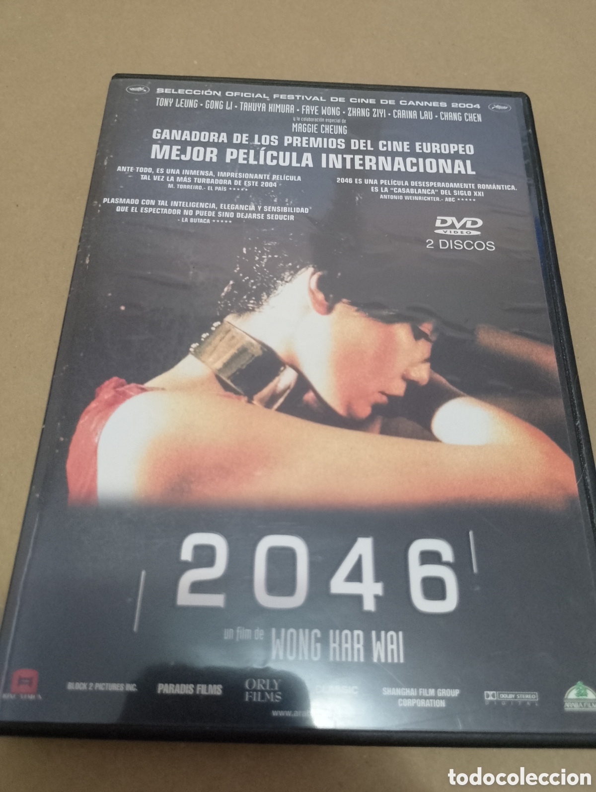Cinema: Dvd. 2046. 2 dvds. Wong Kar Wai.