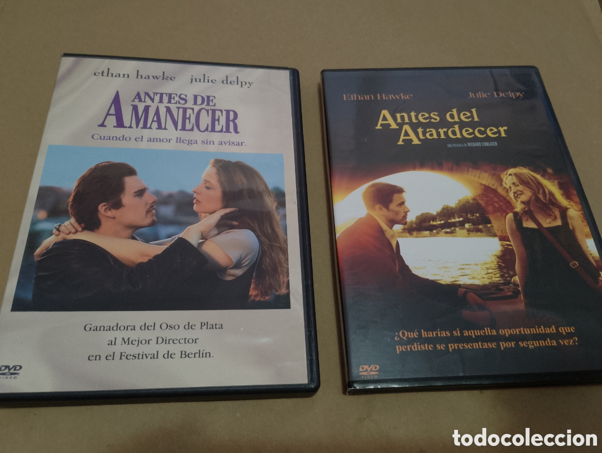 Cinema: 2 dvds. Antes del amanecer + Antes del atardecer. Pel&iacute;culas de culto de Richard Linklater.
