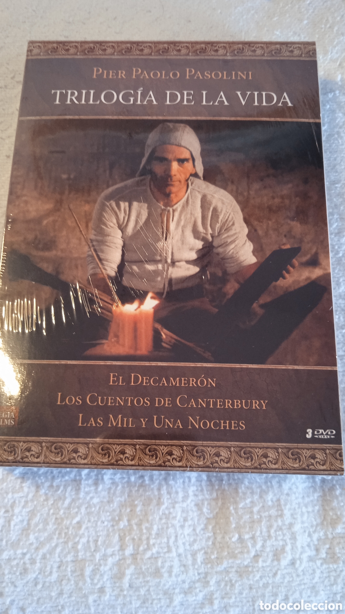 Cine: Pack DVD Precintado &ndash; Pier Paolo Pasolini &ndash; Trilog&iacute;a de la Vida (Regia Films) | 3 DVDs | Edici&oacute;n Col