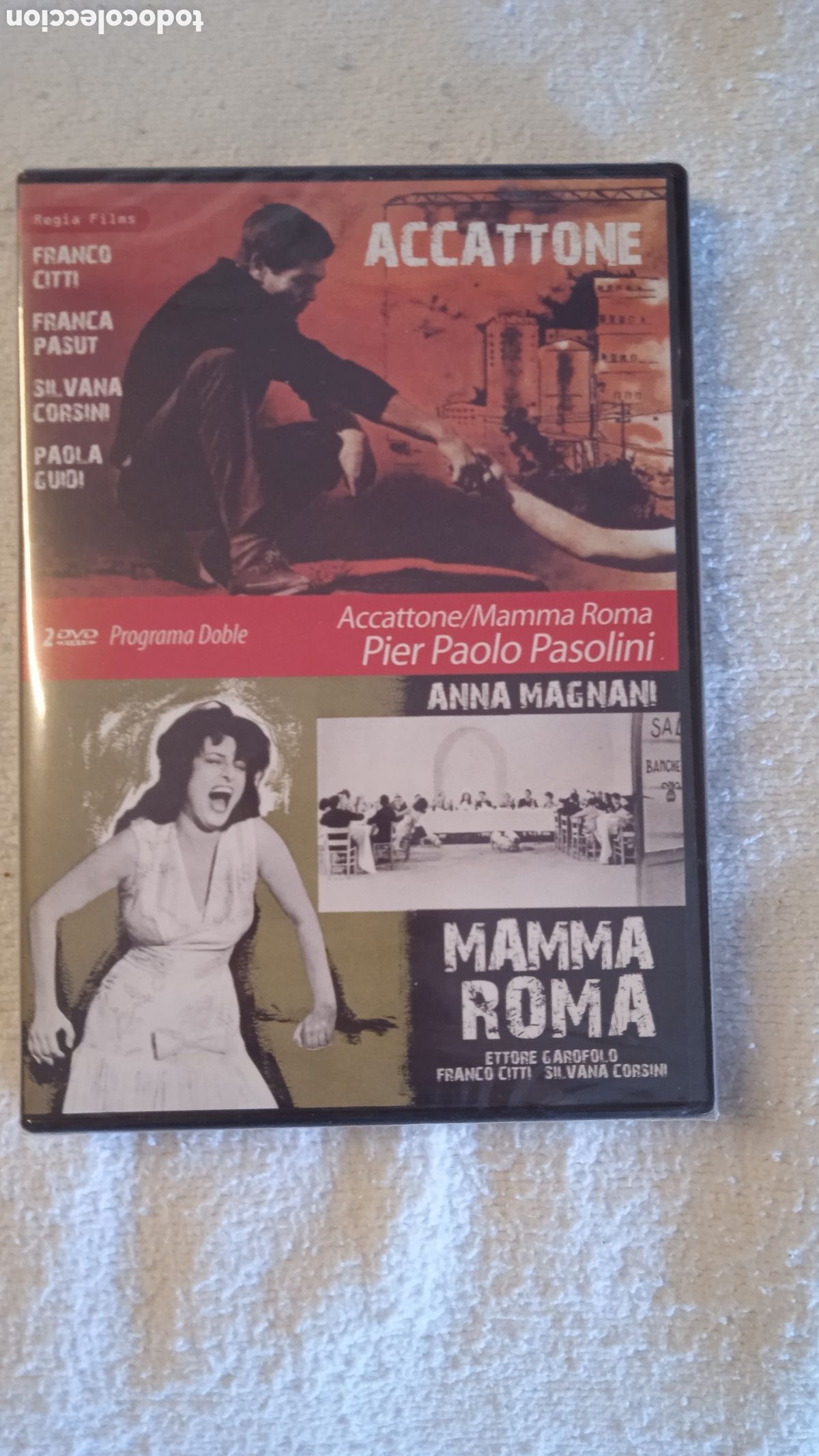 Cine: DVD Doble Cine Italiano &ndash; Accattone + Mamma Roma | Pier Paolo Pasolini | Edici&oacute;n Coleccionista