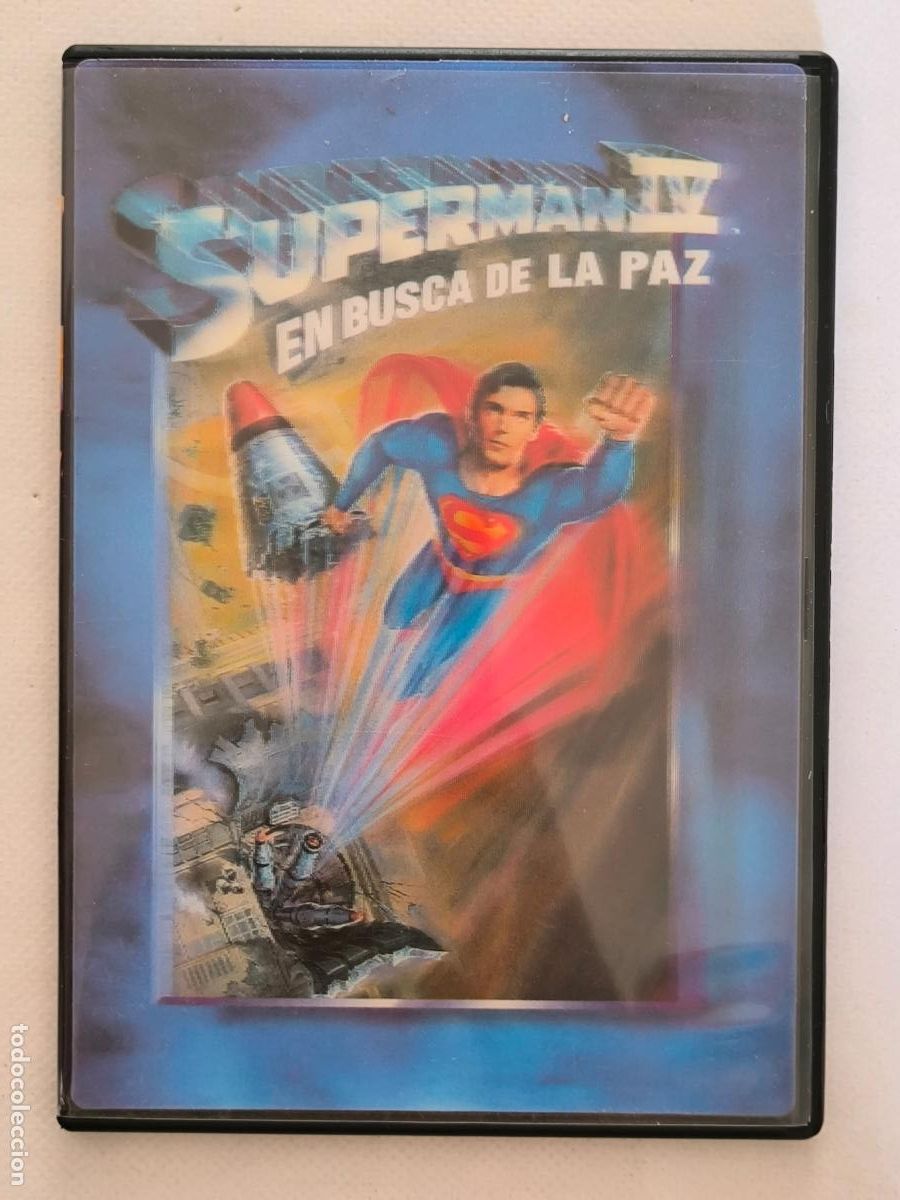 Cine: DVD SUPERMAN IV - EN BUSCA DE LA PAZ - PORTADA HOLOGRAFICA - CHRISTOPHER REEVE - CAJA SLIM (103)