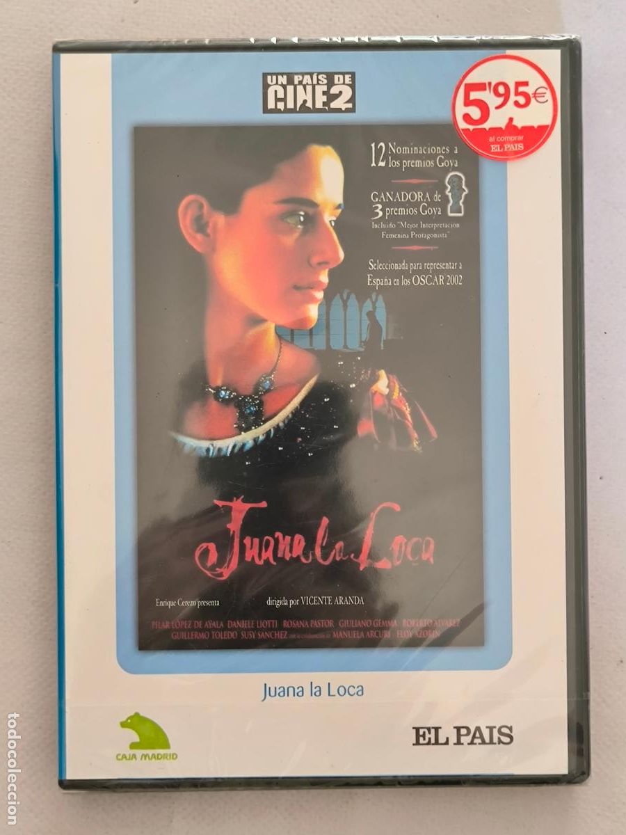 Cine: DVD JUANA LA LOCA - VICENTE ARANDA - NUEVO, PRECINTADO (103)