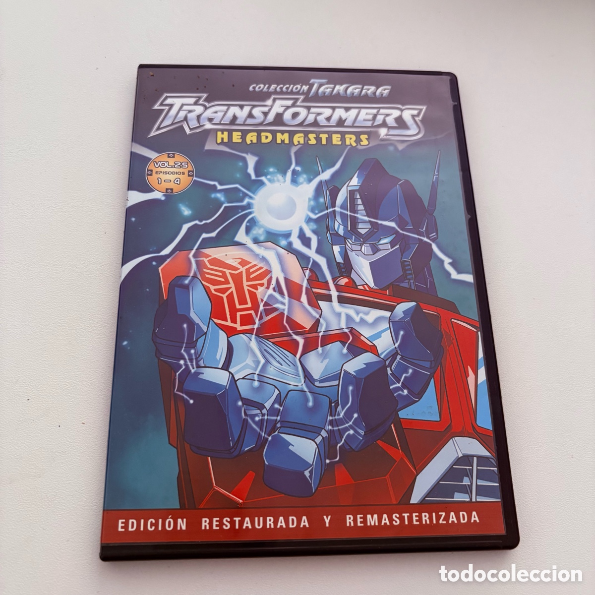 Cine: DVD TRANSFORMERS TAKARA HEADMASTERS EPISODIOS 1-4