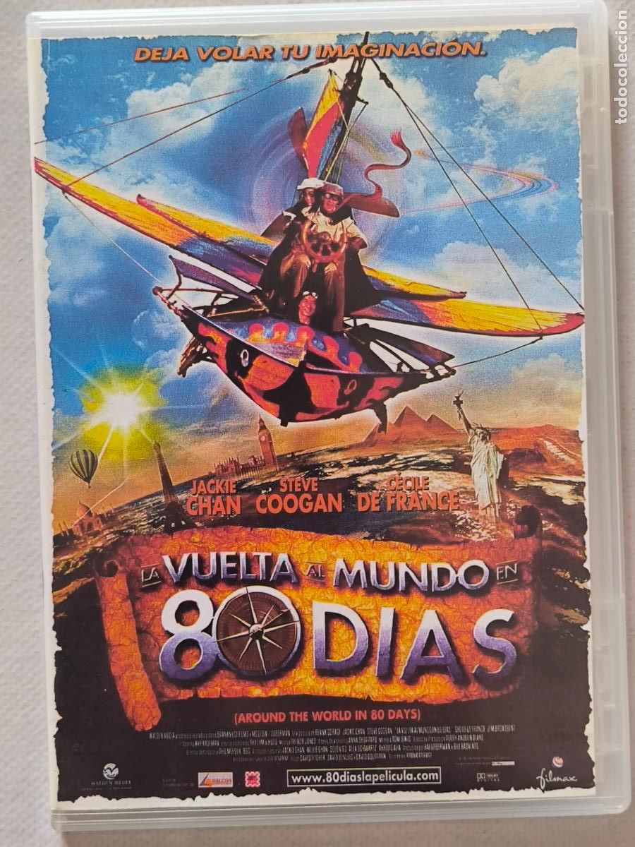Cine: DVD LA VUELTA AL MUNDO EN 80 DIAS - JACKIE CHAN - CARATULA FOTOCOPIADA - CAJA SLIM (109)