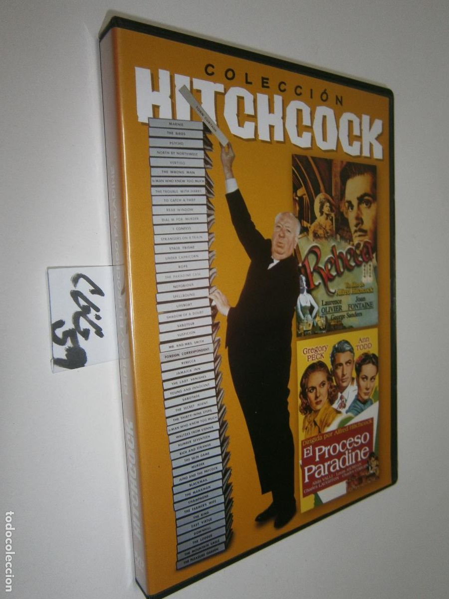 Cine: ANTIGUO DVD - REBECA/EL PROCESO PARADINE
