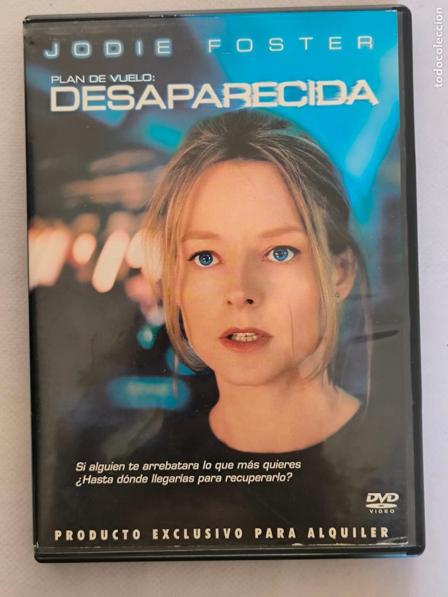 Cine: DVD PLAN DE VUELO: DESAPARECIDA - EDICION DE ALQUILER - JODIE FOSTER (110)