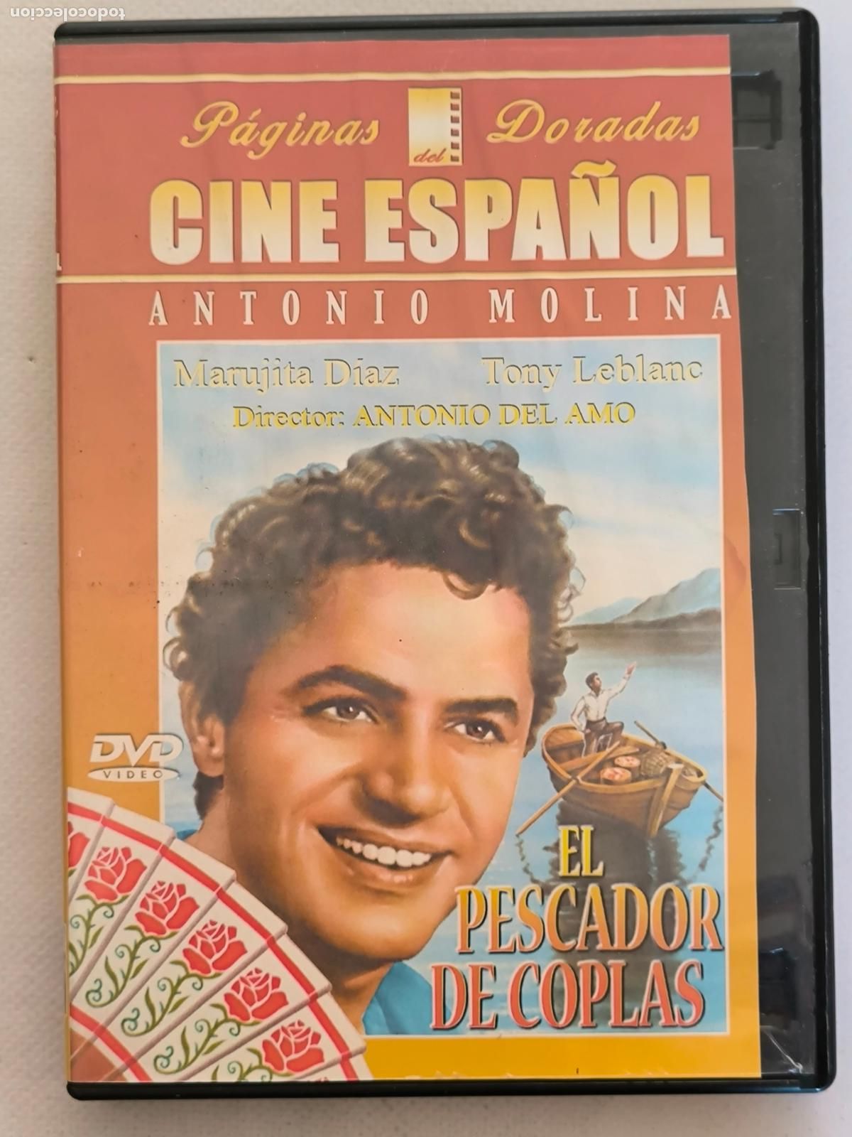 Cine: DVD EL PESCADOR DE COPLAS - CARATULA RECORTADA (152)