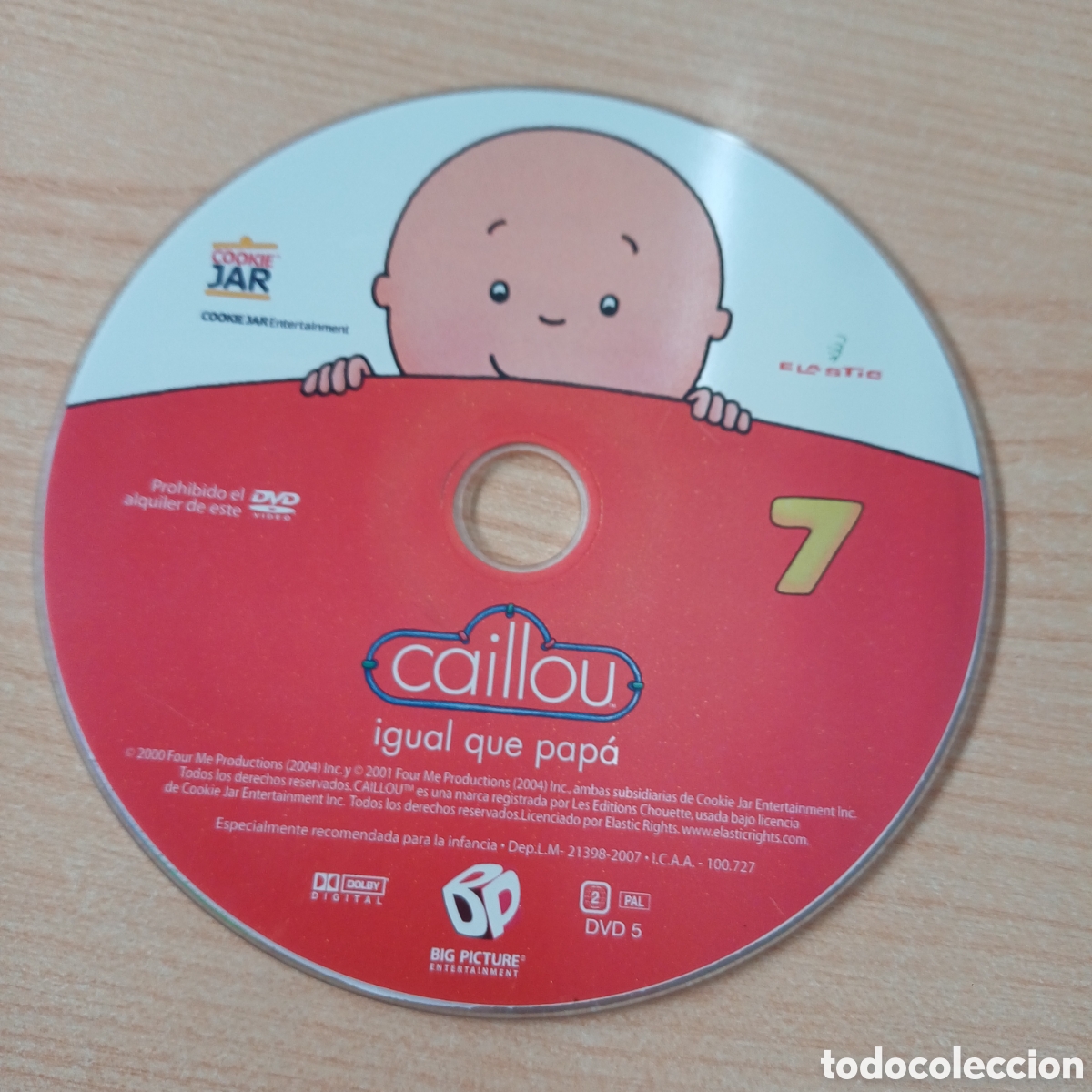 Cinema: CAILLOU IGUAL QUE PAPA DVD N&ordm; 7