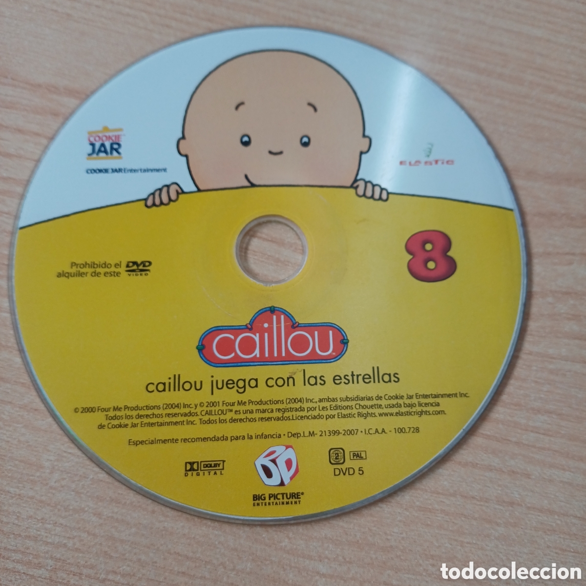 Cin&eacute;ma: CAILLOU JUEGA CON LAS ESTRELLAS DVD N&ordm; 8