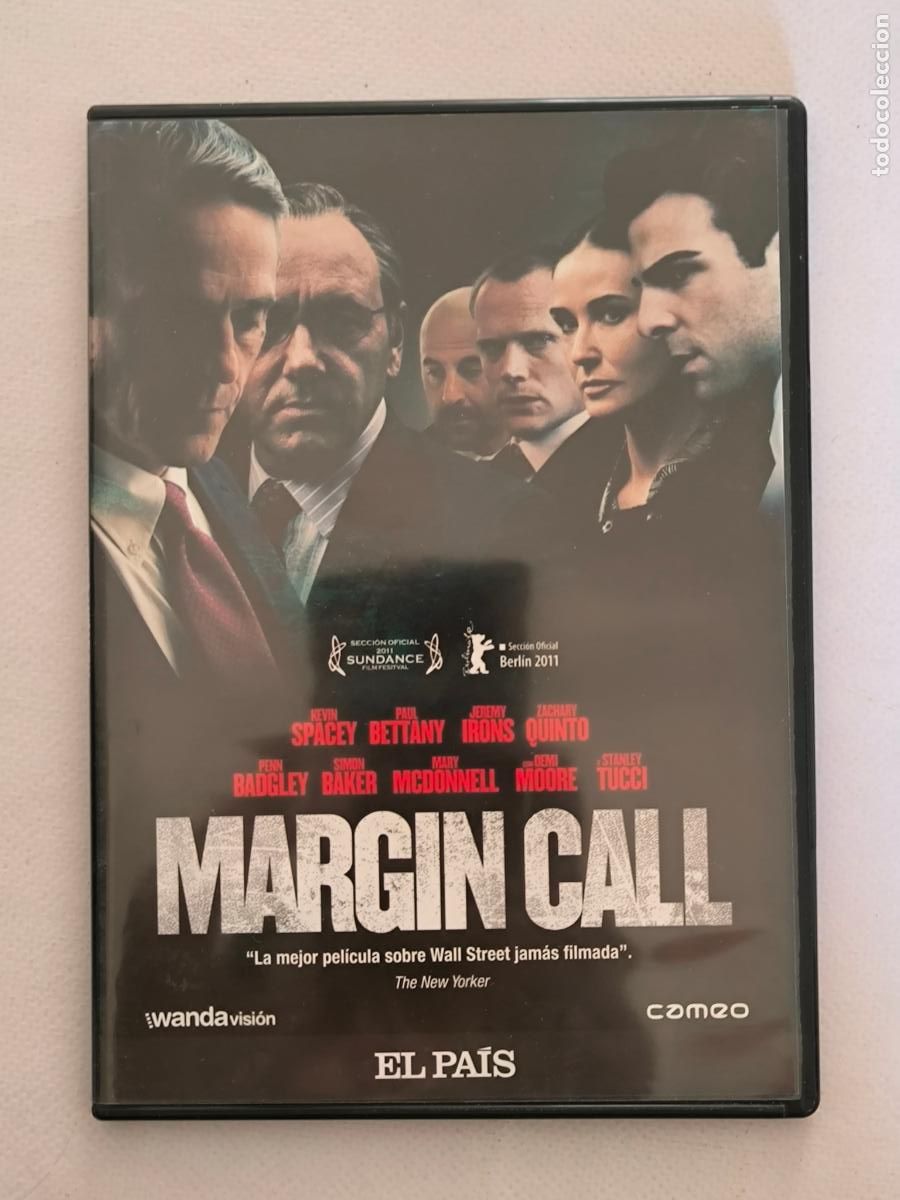 Cine: DVD MARGIN CALL - CAJA SLIM (158)