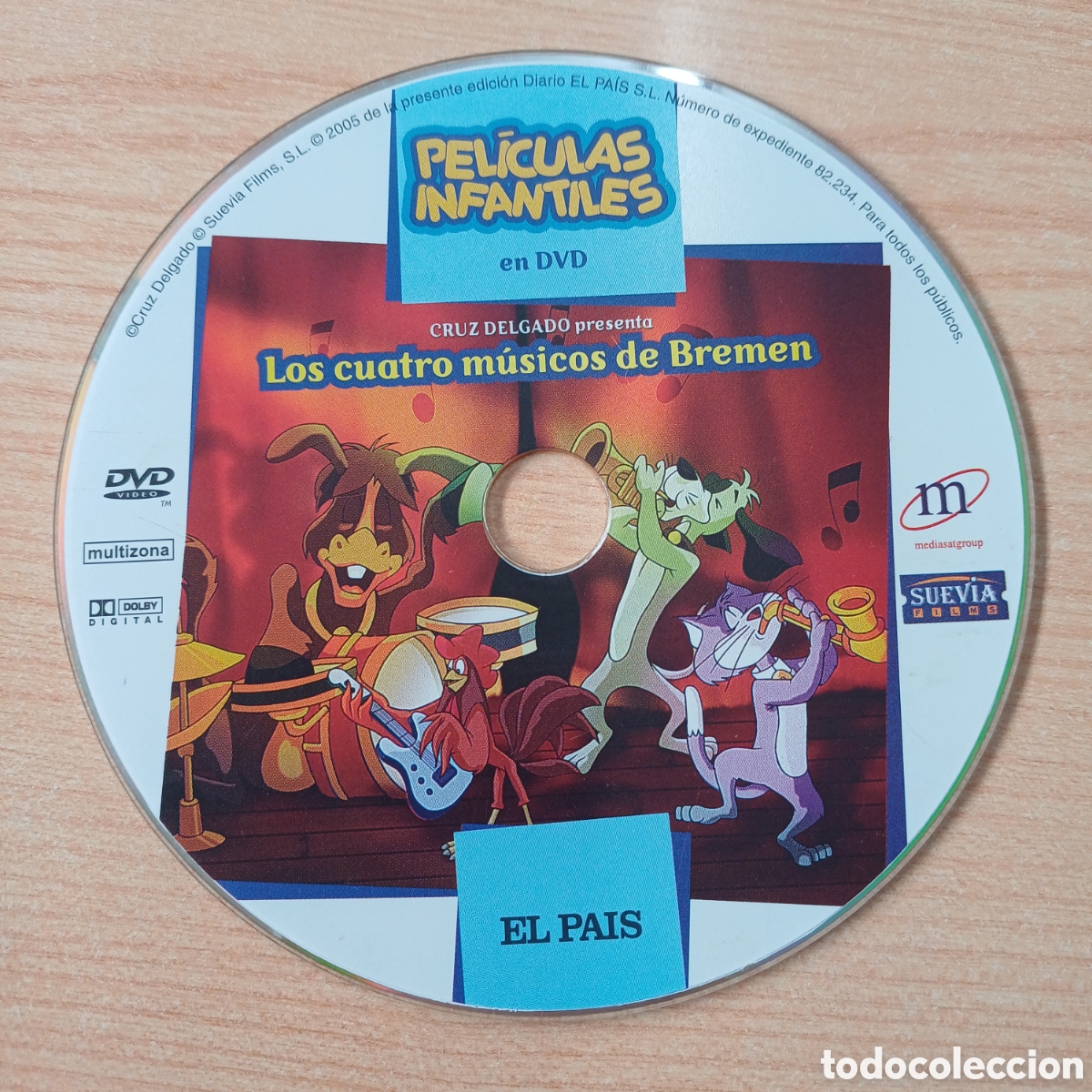 Cinema: LOS CUATRO MUSICOS DE BREMEN DVD PELICULAS INFANTILES