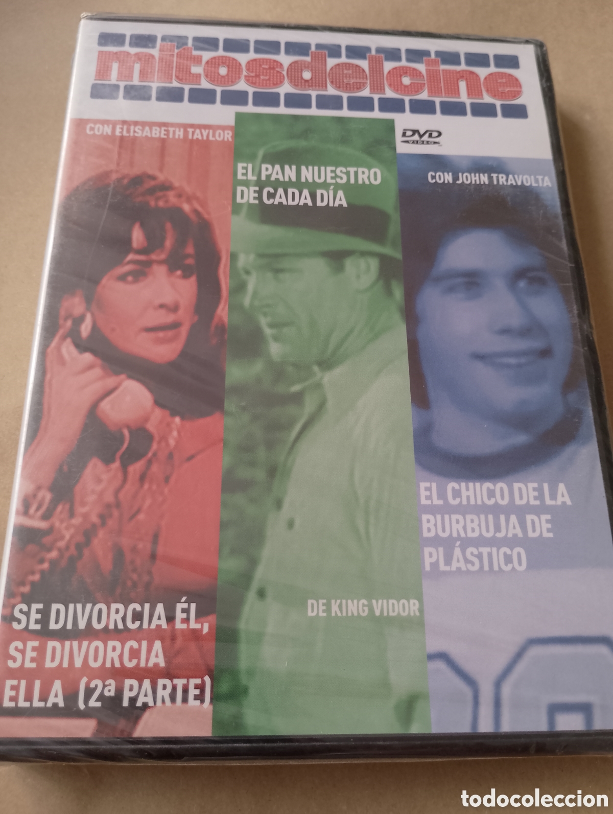 Cinema: Dvd. Se divorcia &eacute;l, se divoscia ella + El pan nuestro de cada d&iacute;a + El chico de la burbuja. Precint