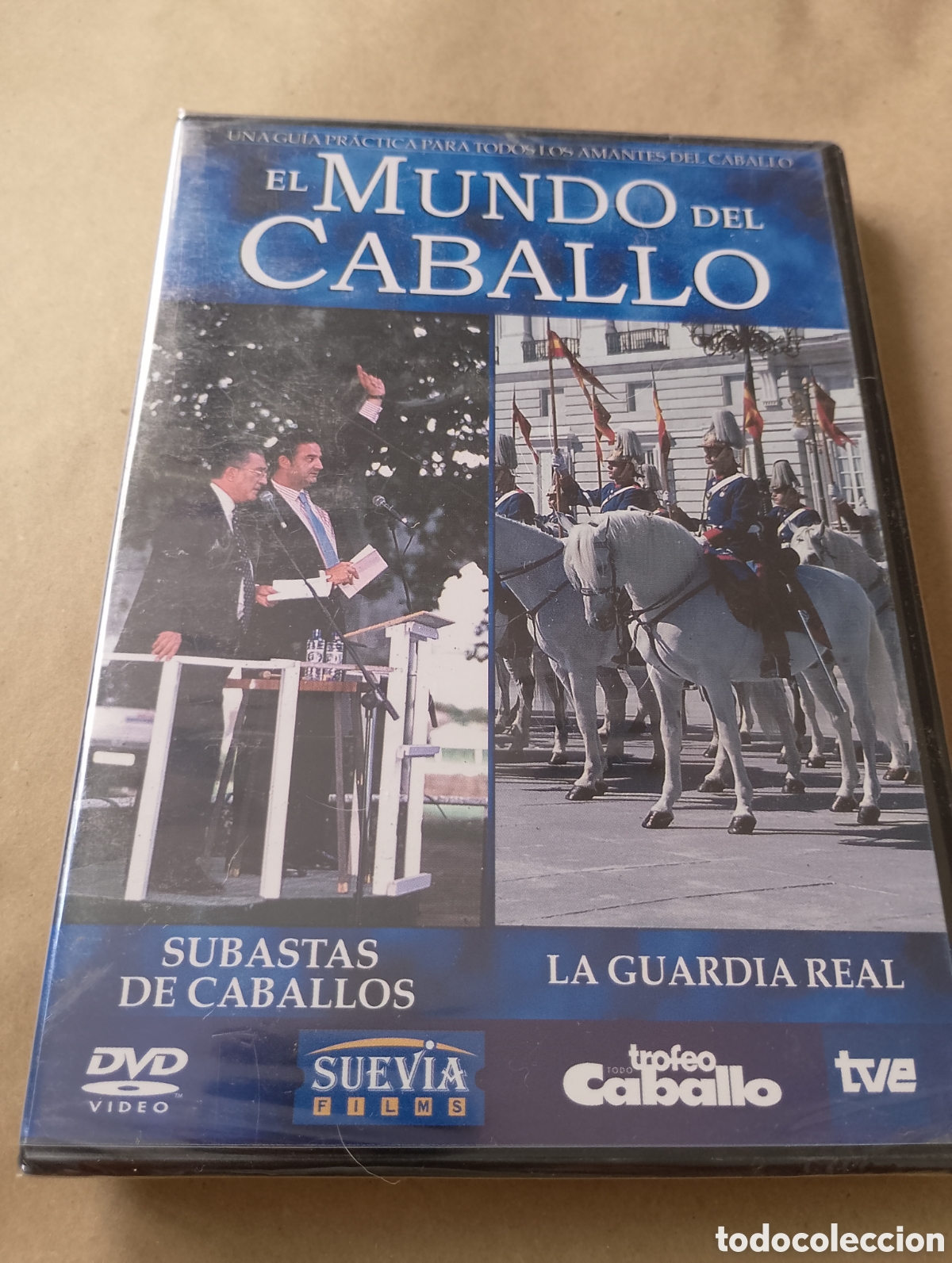 Kino: Dvd. El mundo del caballo. Precintado. Subastas de caballos y Guardia Real.