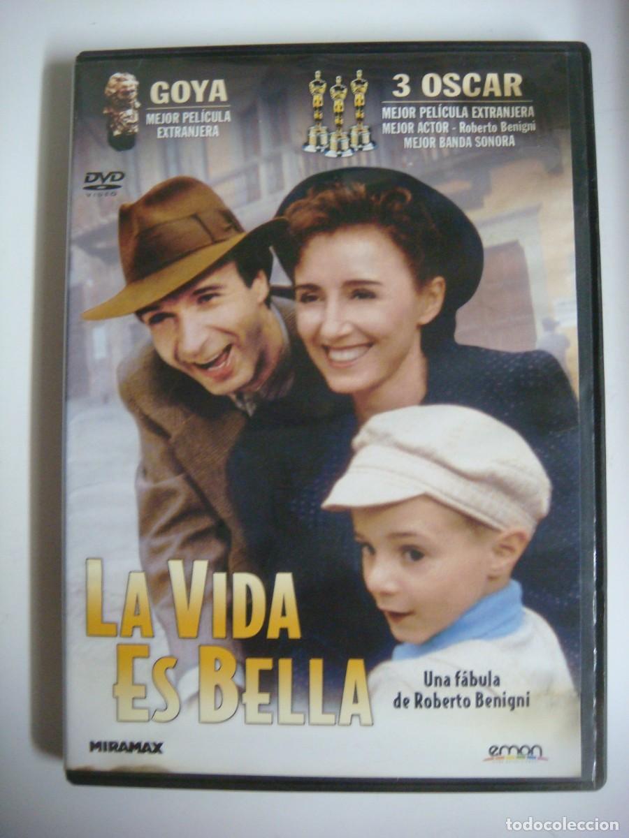 Cine: D.V.D. DE LA VIDA ES BELLA CON ROBERTO BENIGNI-CAJ-N&ordm;-3