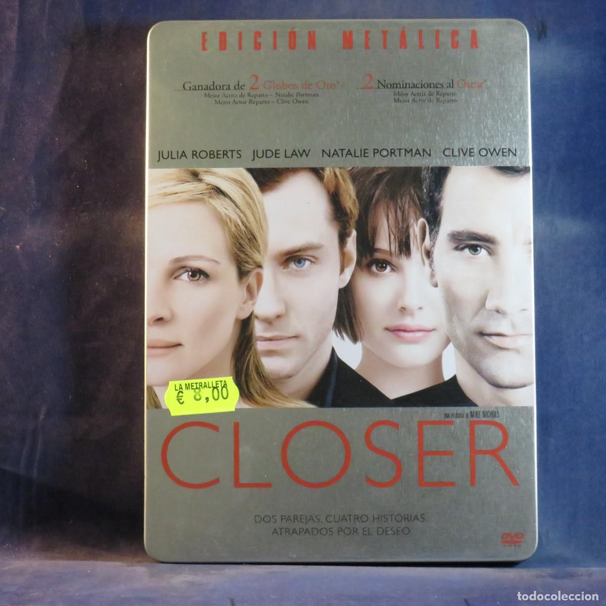 Cine: CLOSER - DVD CAJA MET&Aacute;LICA