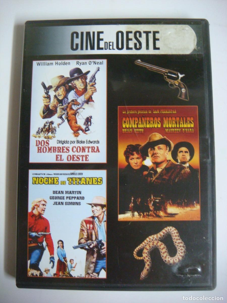 Cine: D.V.D. 3X1 DOS HOMBRES CONTRA EL OESTE-NOCHE DE TITANES Y COMPA&Ntilde;EROS MORTALES-CAJ-N&ordm;-2
