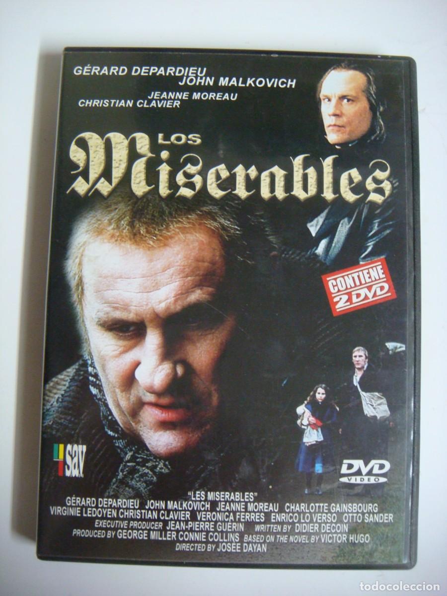 Cine: D.V.D. DE LOS MISERABLES 2 DVD CON GERARD DEPARDIEU-CAJ-N&ordm;-2