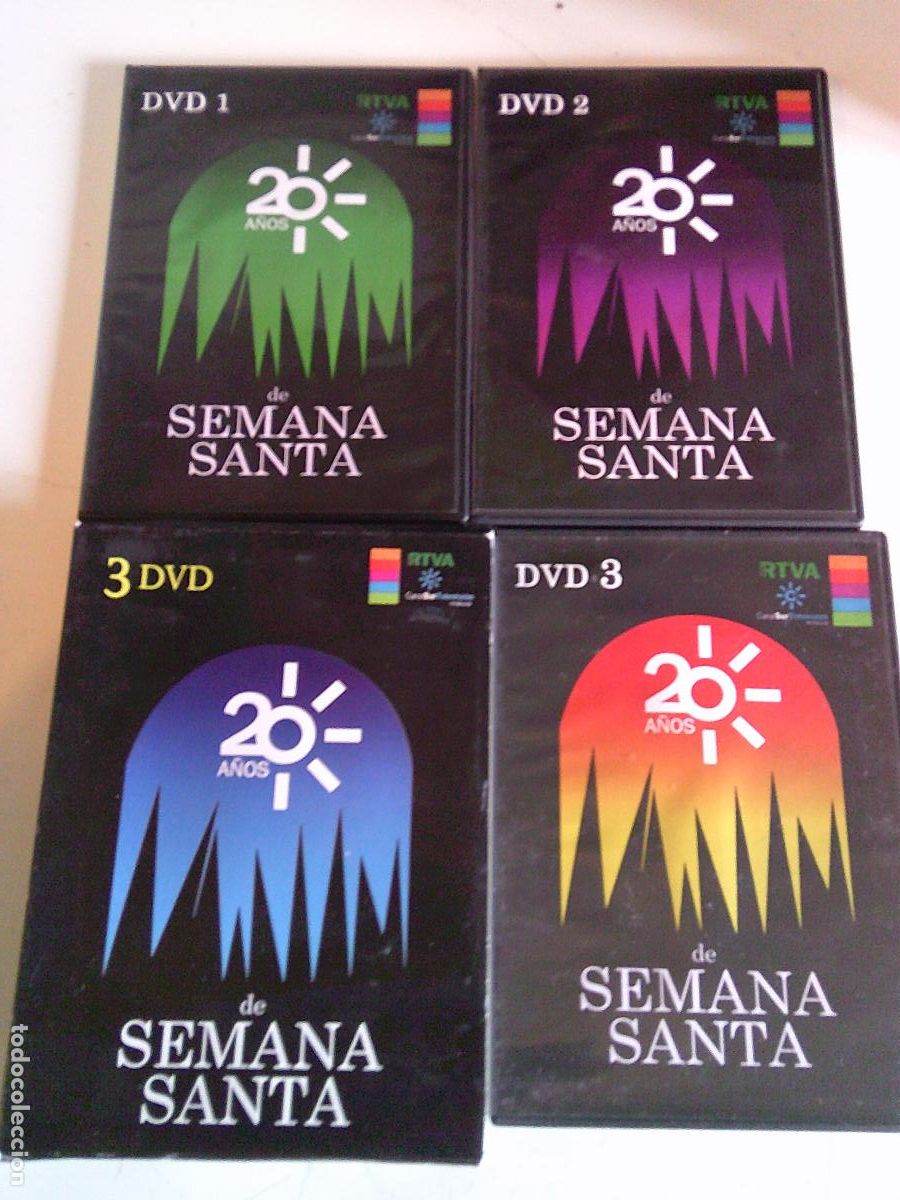 Cine: 20 A&ntilde;os de semana santa RTVA Canal Sur 3 DVD