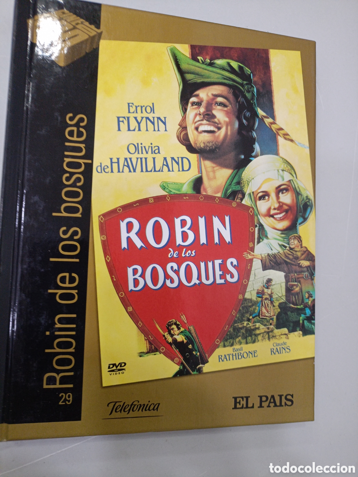 Cine: DVD + libro Robin de los bosques -