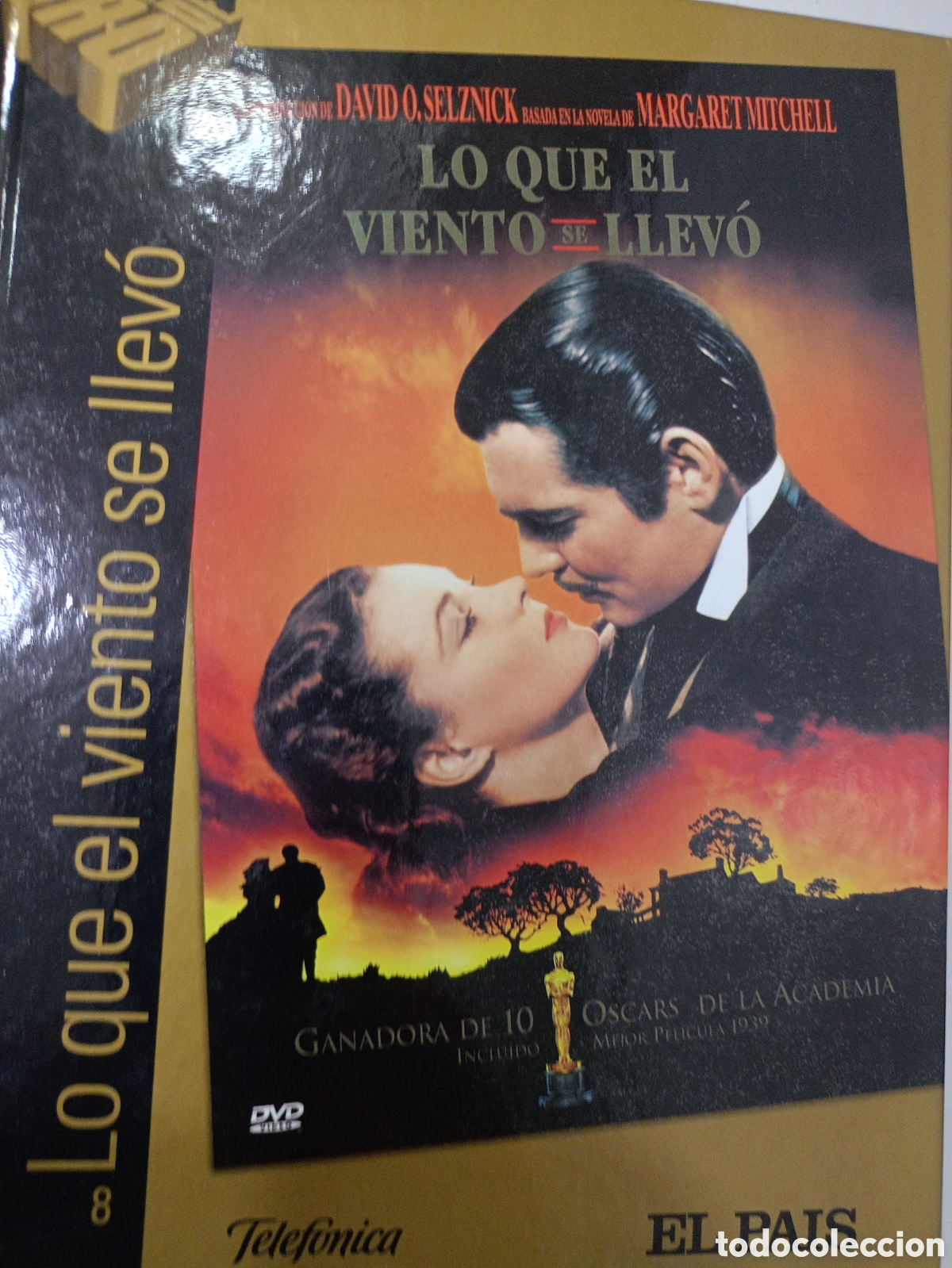 Cine: DVD + libro Lo que el viento se llev&oacute; -