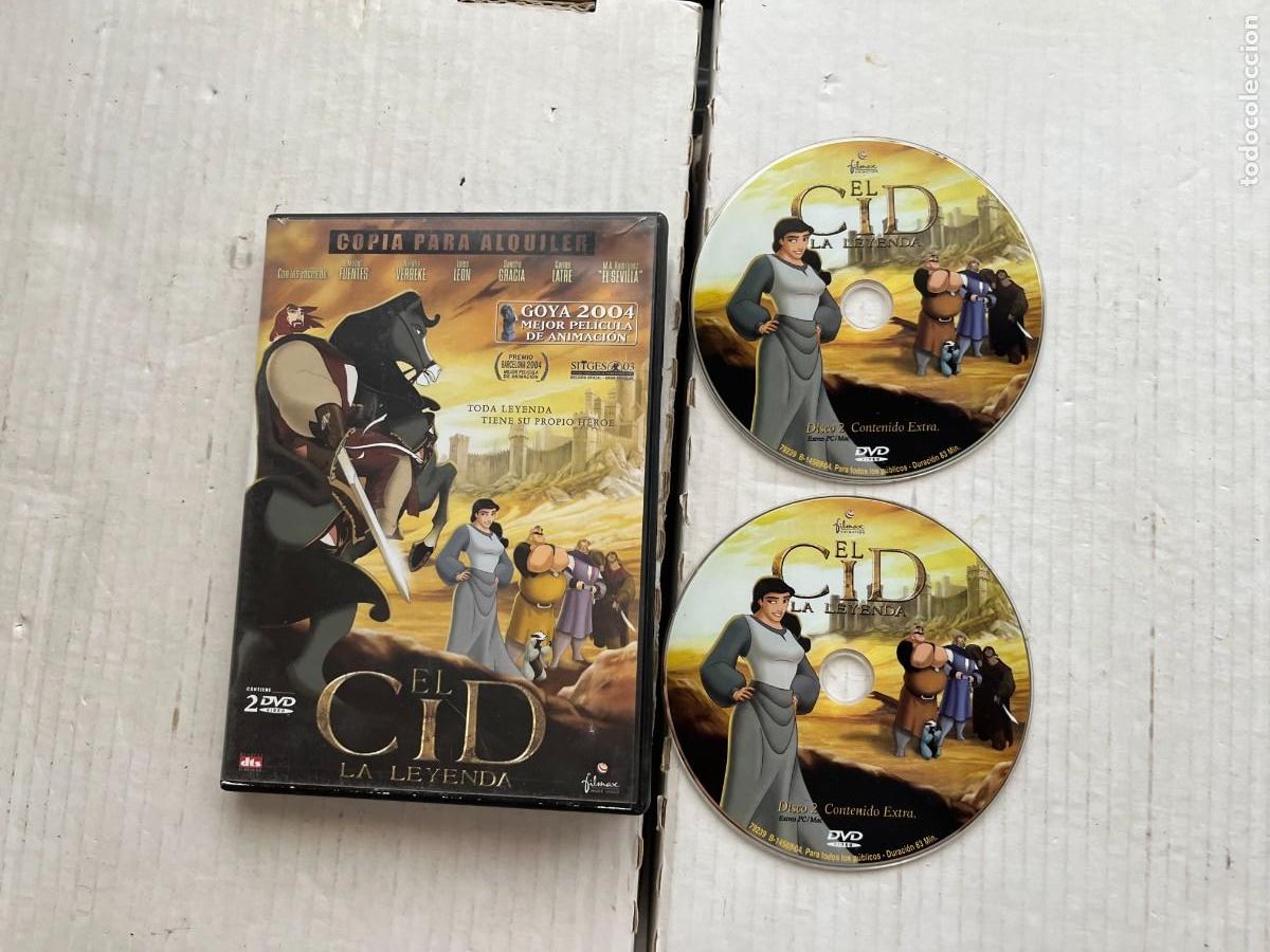 Cine: EL CID LA LEYENDA 2 DISCOS - PELICULA DVD KREATEN