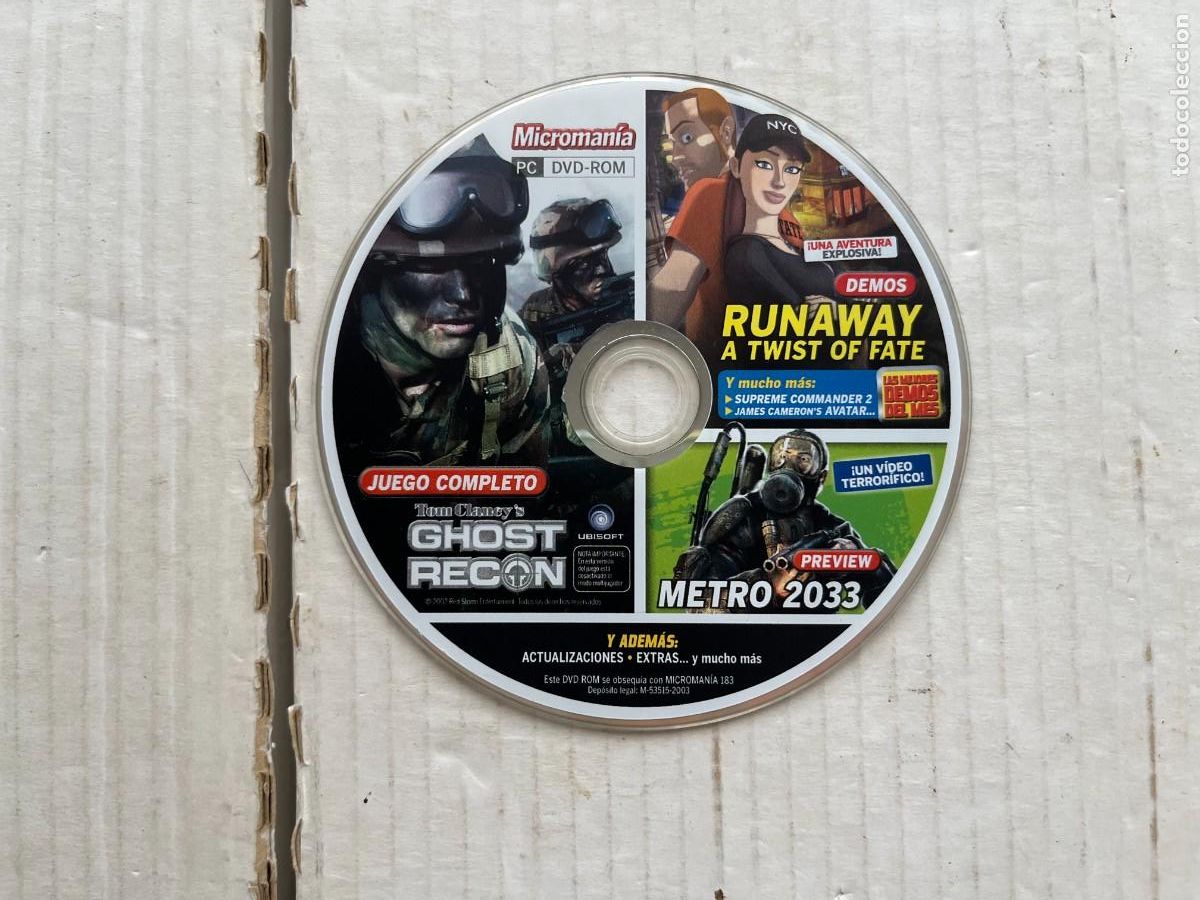 Cine: MICROMANIA GHOST RECON Y MAS - DEMO PC DVD KREATEN