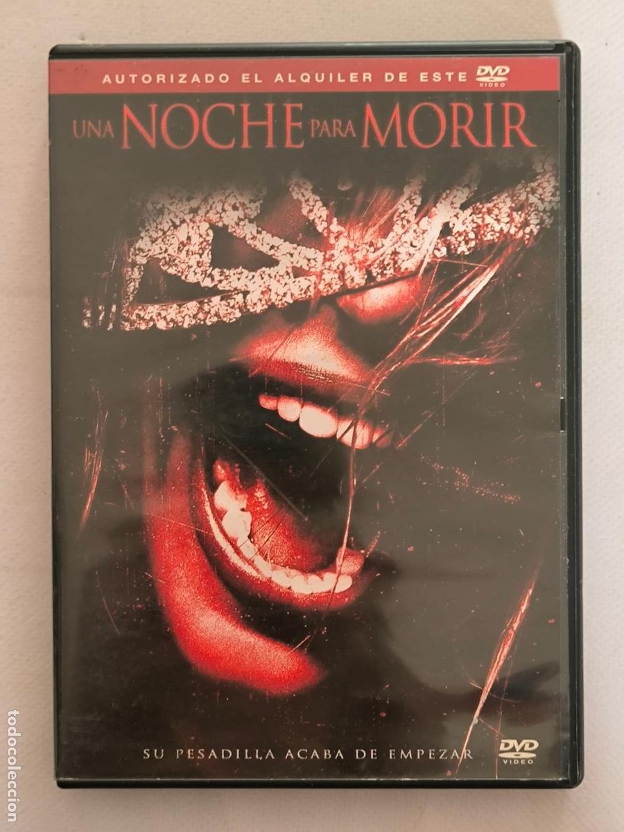 Cine: DVD UNA NOCHE PARA MORIR - EDICION DE ALQUILER (164)