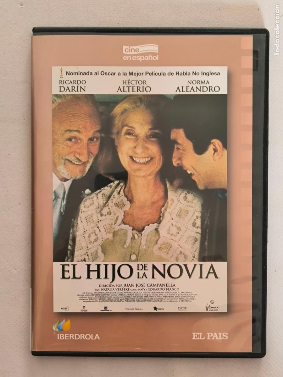 Cine: DVD EL HIJO DE LA NOVIA - RICARDO DARIN - CAJA SLIM (166)