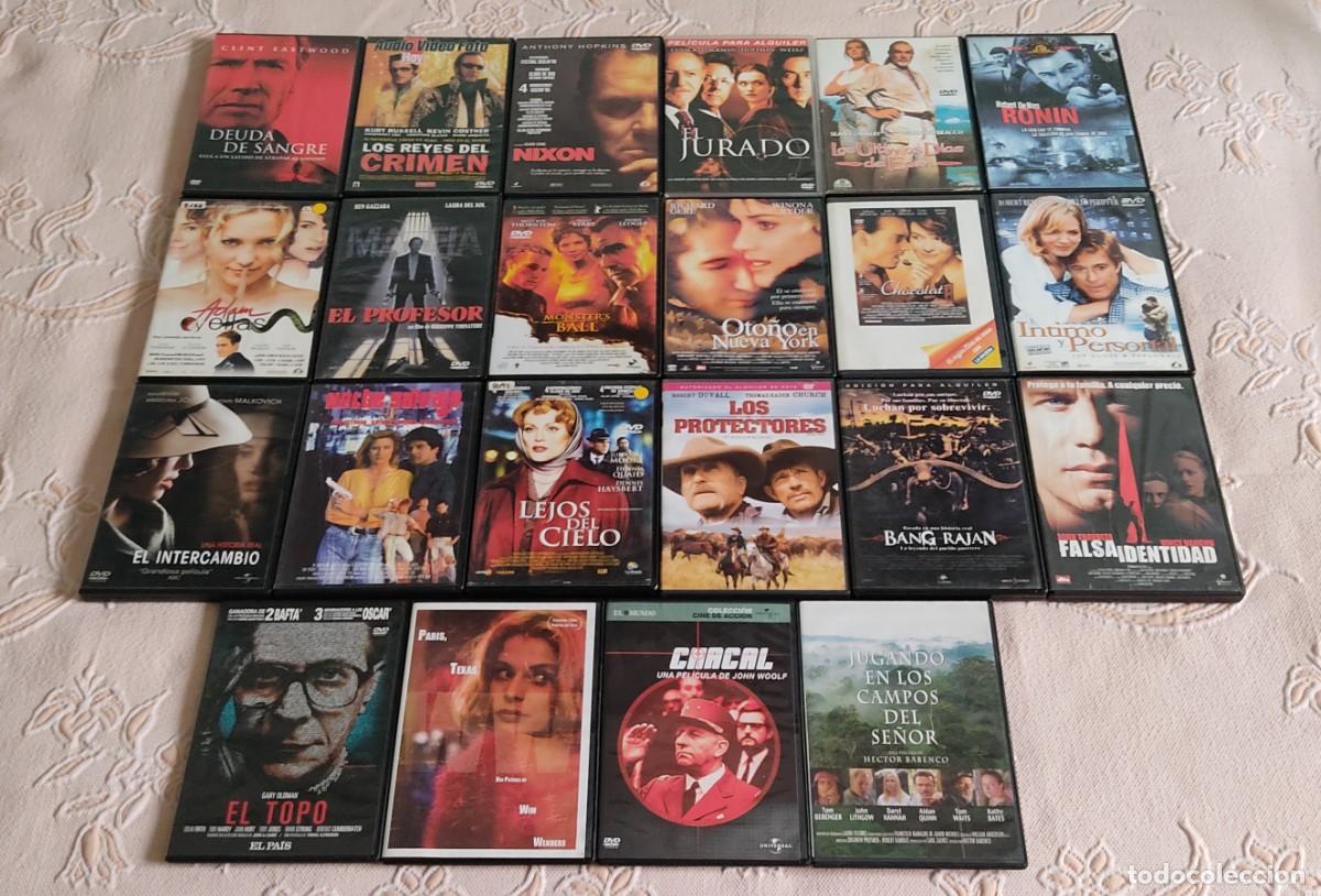 Cine: Lote 22 Pel&iacute;culas DVD Thriller, Drama y Cine de Culto Descatalogadas